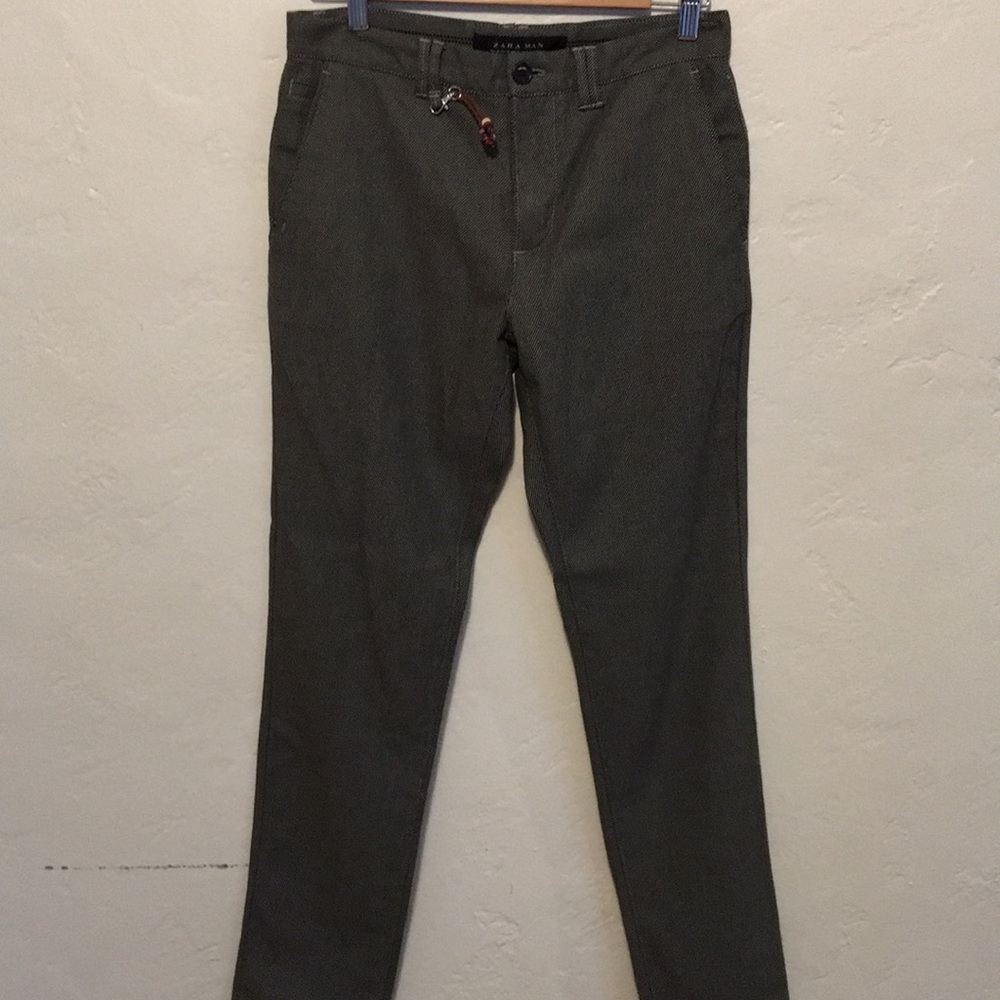 Gray Slim Pants